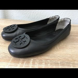 Tory Burch Size 8 Minnie Ballet Flats Barely Used